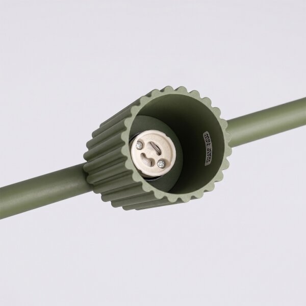 Sollux SL.2714 - Luster na lanku KARBON 4xGU10/10W/230V zelený