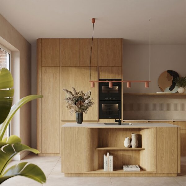 Sollux SL.2715 - Závesné svietidlo KARBON na kábli 4xGU10/10W/230V oranžové