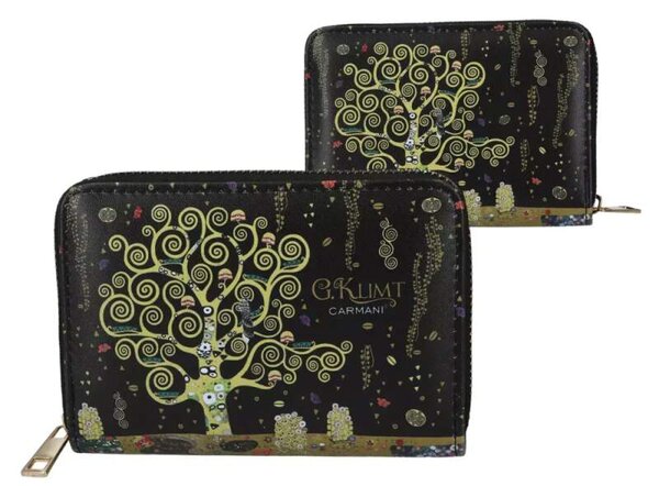 Peňaženka Gustav Klimt The Trees , CARMANI, 0214902 (Peňaženka 14.5x9.5x2.7cm, Gustav Klimt)