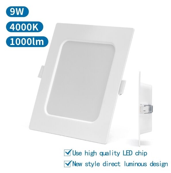 Aigostar - LED podhľadové svietidlo LED/9W/230V 4000K 14,5x14,5 cm biela