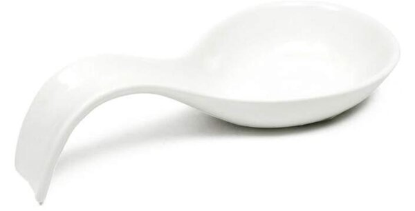 Lyžica servírovacia WHITE BASICS 23 cm, Maxwell & Williams (Porcelánová veľká lyžica / naberačka pre ľahké servírovanie z kolekcie White Basics.)