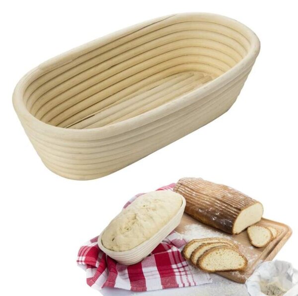 WESTMARK Ošatka na kysnutie cesta 275 x 140 x 71 mm,3204 (Oválny košík na kysnutie cesta)