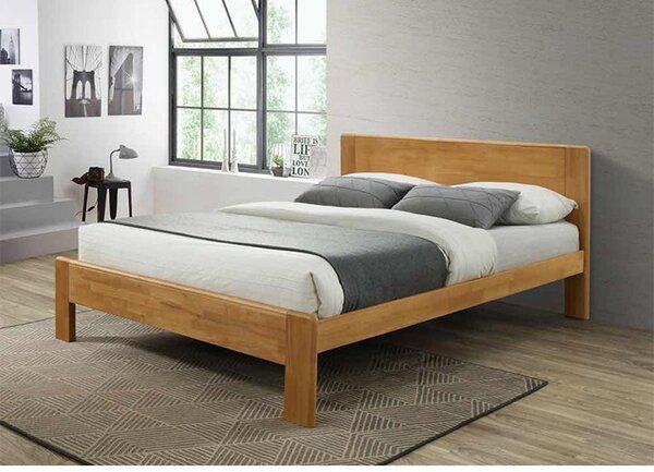 Manželská posteľ KABOTO dub Tempo Kondela 160 x 200 cm