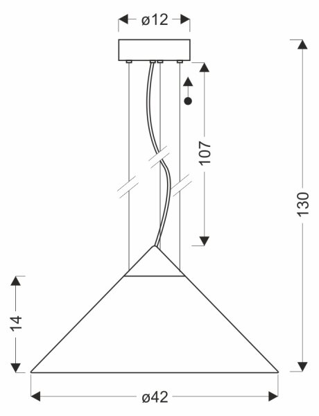 Závesný luster na lanku PRESTO 1xGX53/10W/230V pr. 42 cm zlatá/dymovo-béžová
