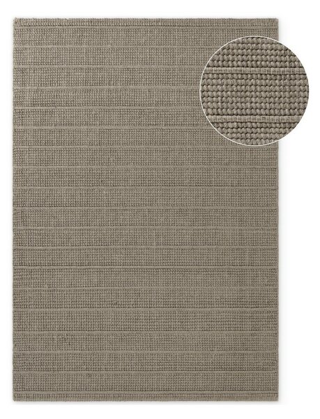 Sivý ručne tkaný vlnený koberec 80x150 cm Camden Parker – Ted Baker