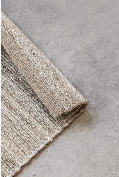Obojstranný/ručne tkaný behúň s prímesou juty v svetlo prírodnej farbe 80x200 cm Handloom – Hanse Home