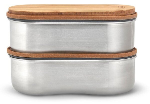 Delený desiatový box 2 ks Bento – Black + Blum