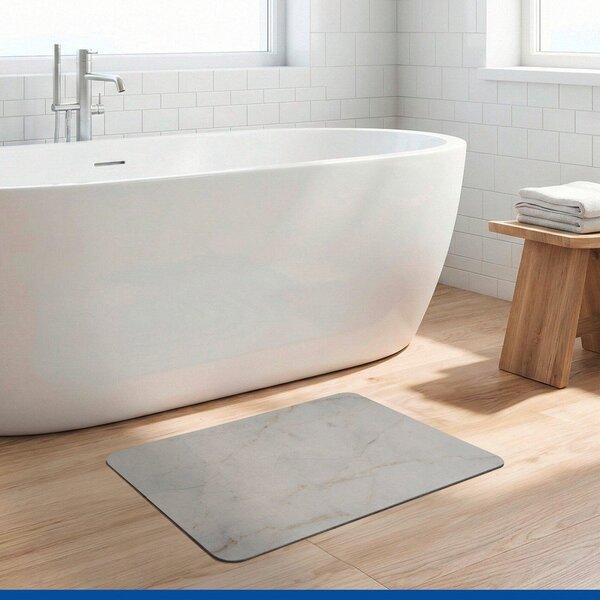 Taupe kúpeľňová predložka z kremeliny 39x60 cm Itamos – Wenko