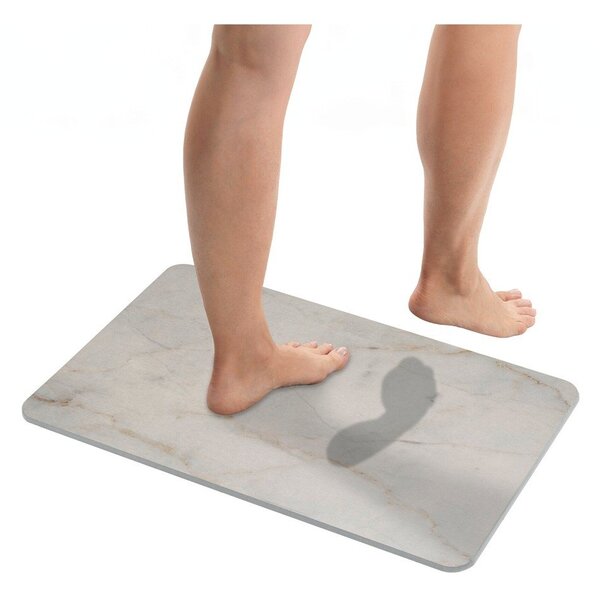 Taupe kúpeľňová predložka z kremeliny 39x60 cm Itamos – Wenko