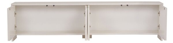 Krémovobiely TV stolík 180x45x32 cm Aurelia – Kalune Design