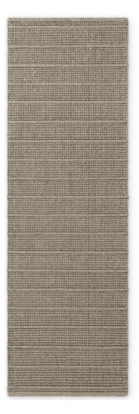 Sivý ručne tkaný vlnený behúň 80x250 cm Camden Parker – Ted Baker