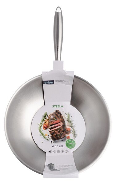 Wok nerezová panvica ø 30 cm Steela – Orion