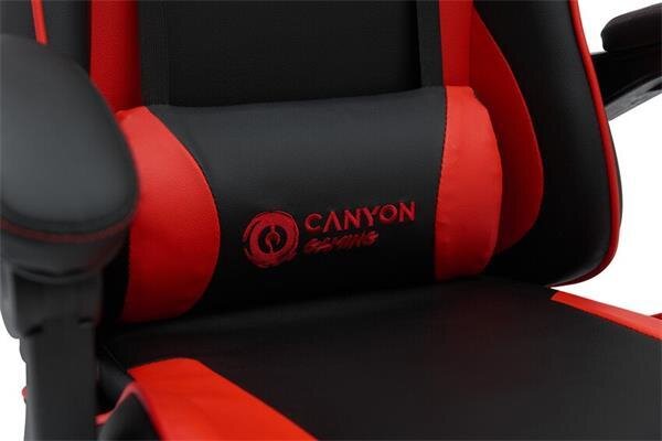Canyon Core CNE-SGCH2R - Ergonomické herné kreslo čierno-červené