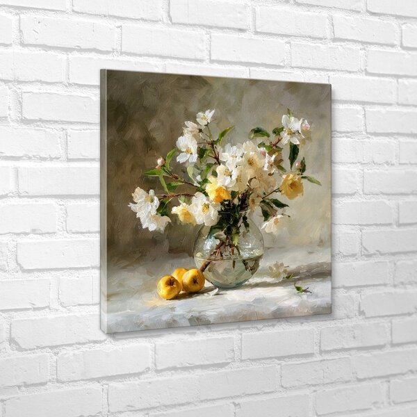 Tlačený obraz s rámom 70x70 cm Apple Flowers – Styler