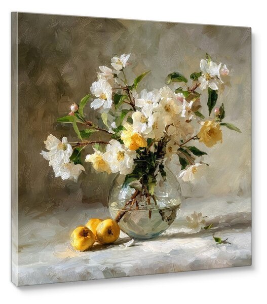 Tlačený obraz s rámom 70x70 cm Apple Flowers – Styler