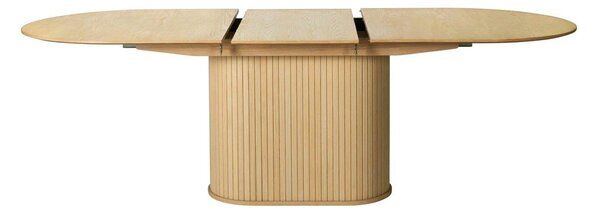 Rozkladací jedálenský stôl s prídavnou doskou v dekore duba 95x180 cm Nola – Unique Furniture