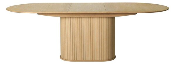 Rozkladací jedálenský stôl s prídavnou doskou v dekore duba 95x180 cm Nola – Unique Furniture