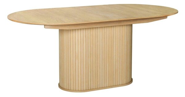 Rozkladací jedálenský stôl s prídavnou doskou v dekore duba 95x180 cm Nola – Unique Furniture
