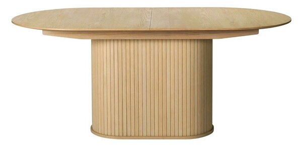 Rozkladací jedálenský stôl s prídavnou doskou v dekore duba 95x180 cm Nola – Unique Furniture