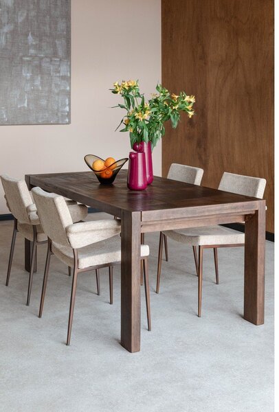 Jedálenský stôl z masívneho dreva 90x180 cm Bruneau – Dutchbone