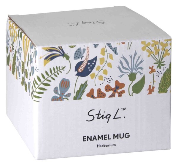 Smaltovaný plecháčik Herbarium 350 ml