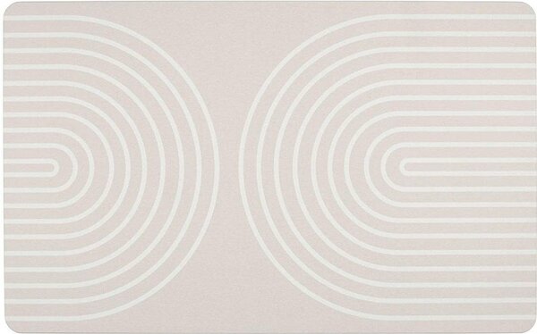 Béžová kúpeľňová predložka z kremeliny 50x80 cm Nazca – Wenko