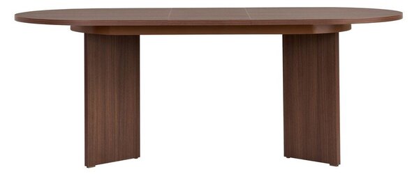 Rozkladací jedálenský stôl s prídavnou doskou v dekore orecha 90x160 cm Sorell – Kalune Design