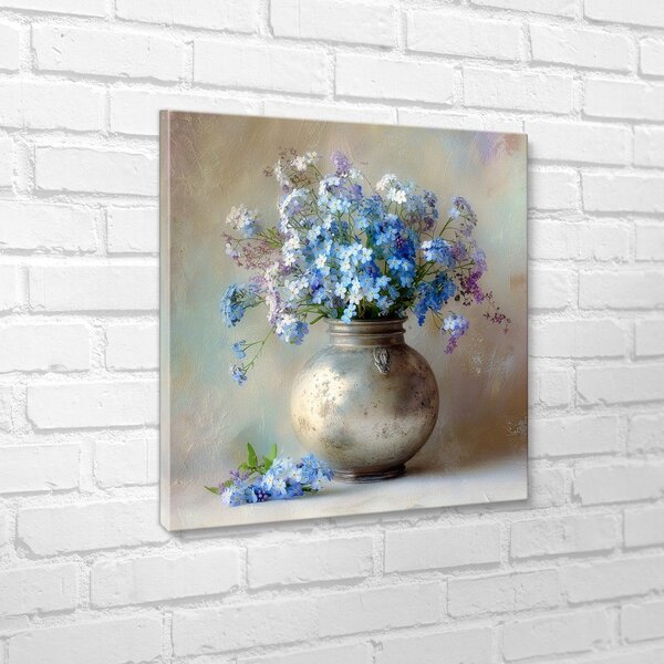 Tlačený obraz na plátne 32x32 cm Forget-me-not – Styler