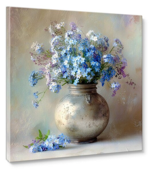 Tlačený obraz na plátne 32x32 cm Forget-me-not – Styler