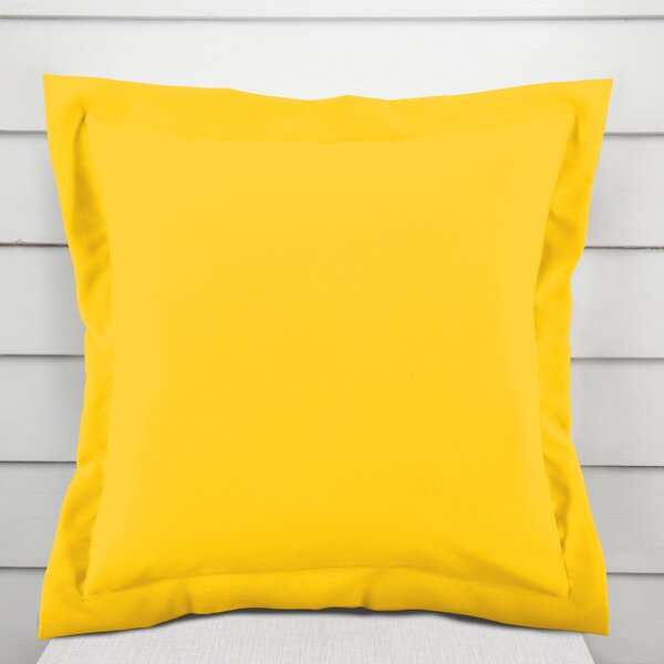 Biante Dekoračná obliečka na vankúš s lemom Rongo RG-029 Sýto žltá 30 x 50 cm
