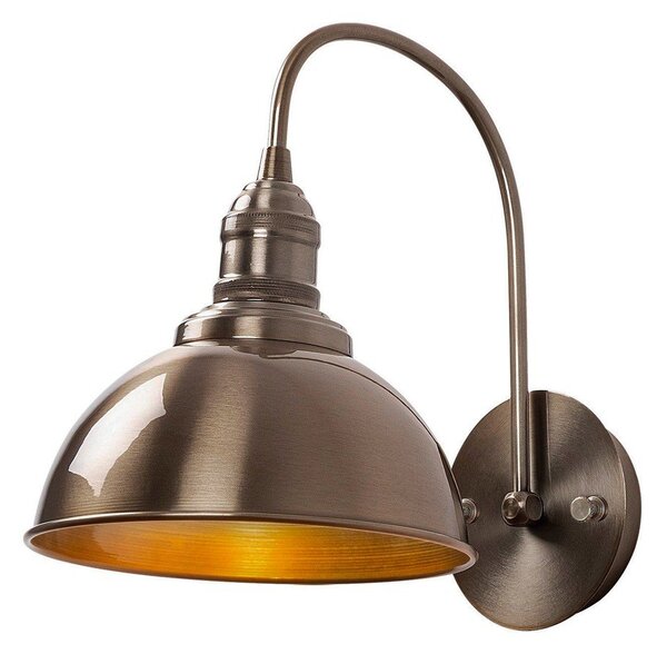 Nástenné svietidlo v mosadznej farbe ø 21 cm Varzan – Opviq lights