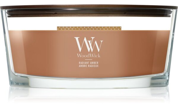 Woodwick Radiant Amber vonná sviečka s dreveným knotom 453.6 g