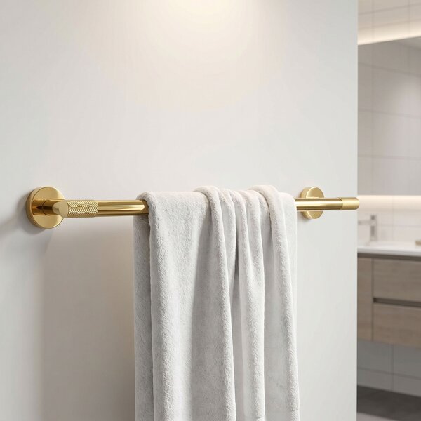 Rea Modern, držiak na uterák 60cm, zlatá lesklá, REA-66000