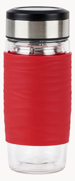 Sklenený hrnček na čaj so sitkom Man, 400 ml