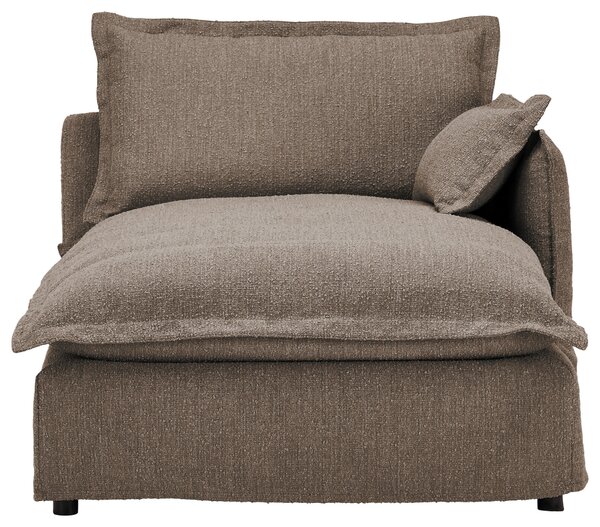 ROHOVÁ SEDAČKA, textil, hnedá Livetastic - Sedačky, Online Only
