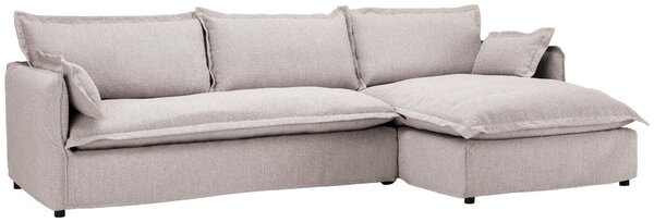 ROHOVÁ SEDAČKA, textil, béžová Livetastic - Sedačky, Online Only