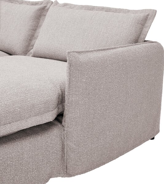 ROHOVÁ SEDAČKA, textil, béžová Livetastic - Sedačky, Online Only