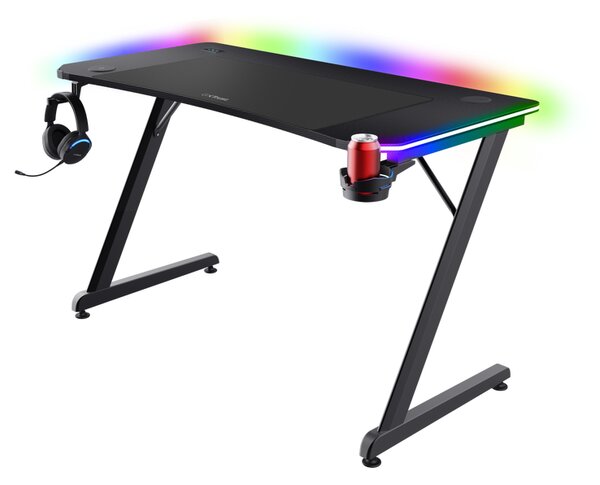Trust GXT 710 LUMINUS PRO RGB desk 25419 - Hráčsky stôl