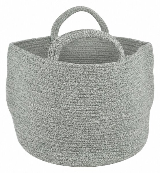 Úložný kôš s úchytmi COTTON HAVEN 35x35 cm - viac farieb Farba: Růžovohnědá
