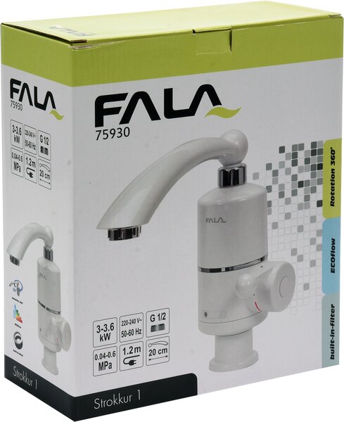 FALA Drezová batéria s elektrickým ohrievačom vody (20 cm)