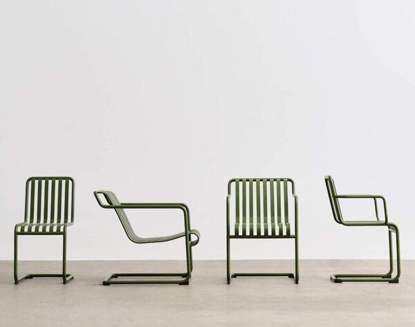 HAY Stolička Palissade Cantilever, olive