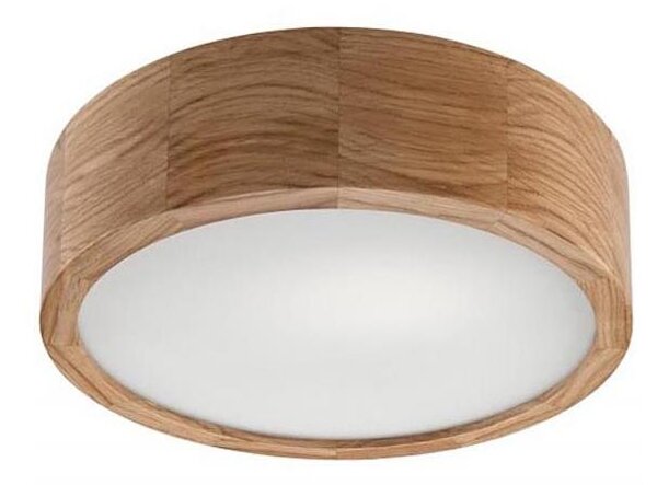 Stropné svietidlo OAK 1xE27/60W/230V dub, pr. 27,5 cm