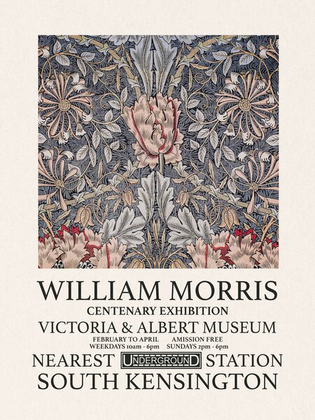 Umelecká tlač Honeysuckle (Special Edition) - William Morris, (30 x 40 cm)