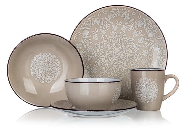 Banquet Sada plytkých tanierov Shape 27 cm, 6 ks