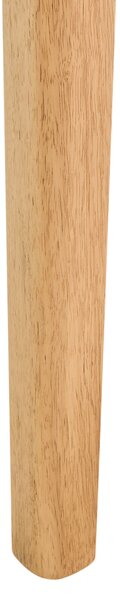 Rozkladací jedálenský stôl svetlý jaseň MDF 160/200 x 90 cm dyhovaná vrchná doska moderný dizajn kuchynský stôl
