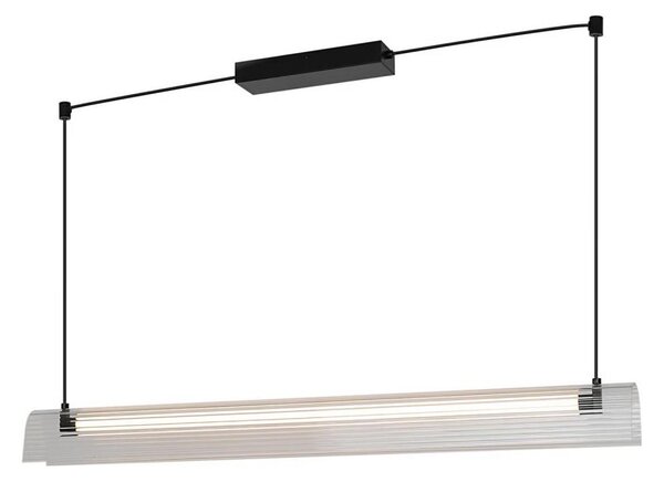 Nordlux - LED stmievateľný luster na lanku ALIANI LED/20W/230V 3000K čierny/číry