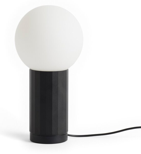 Stolové Lampa HAY, TURN ON, stmievateľné, Čierna, Obývacia izba, Sklo, Moderný
