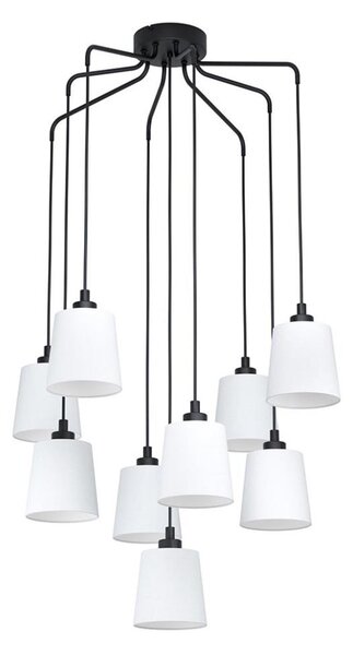 Eglo 39738 - Luster na lanku BERNABETTA 9xE27/40W/230V biela