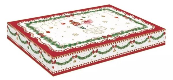 FEDORA Home Vianočný servírovací podnos oválny Magie de Noel