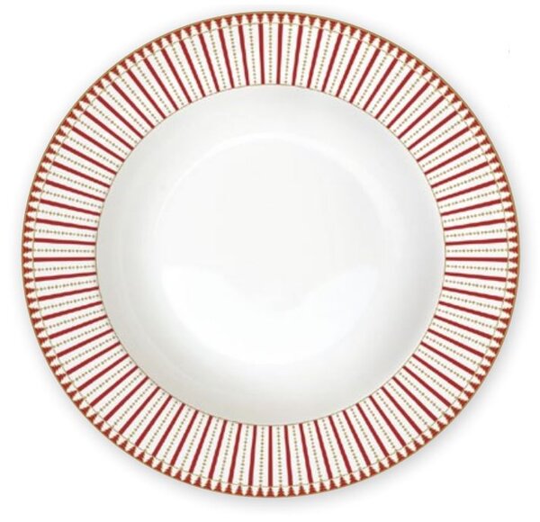 FEDORA Home Vianočné hlboké taniere Magie de Noel, set 6 ks, priemer 21,5 cm